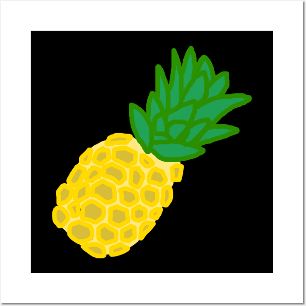 Pineapple emblem Wall Art by eddien